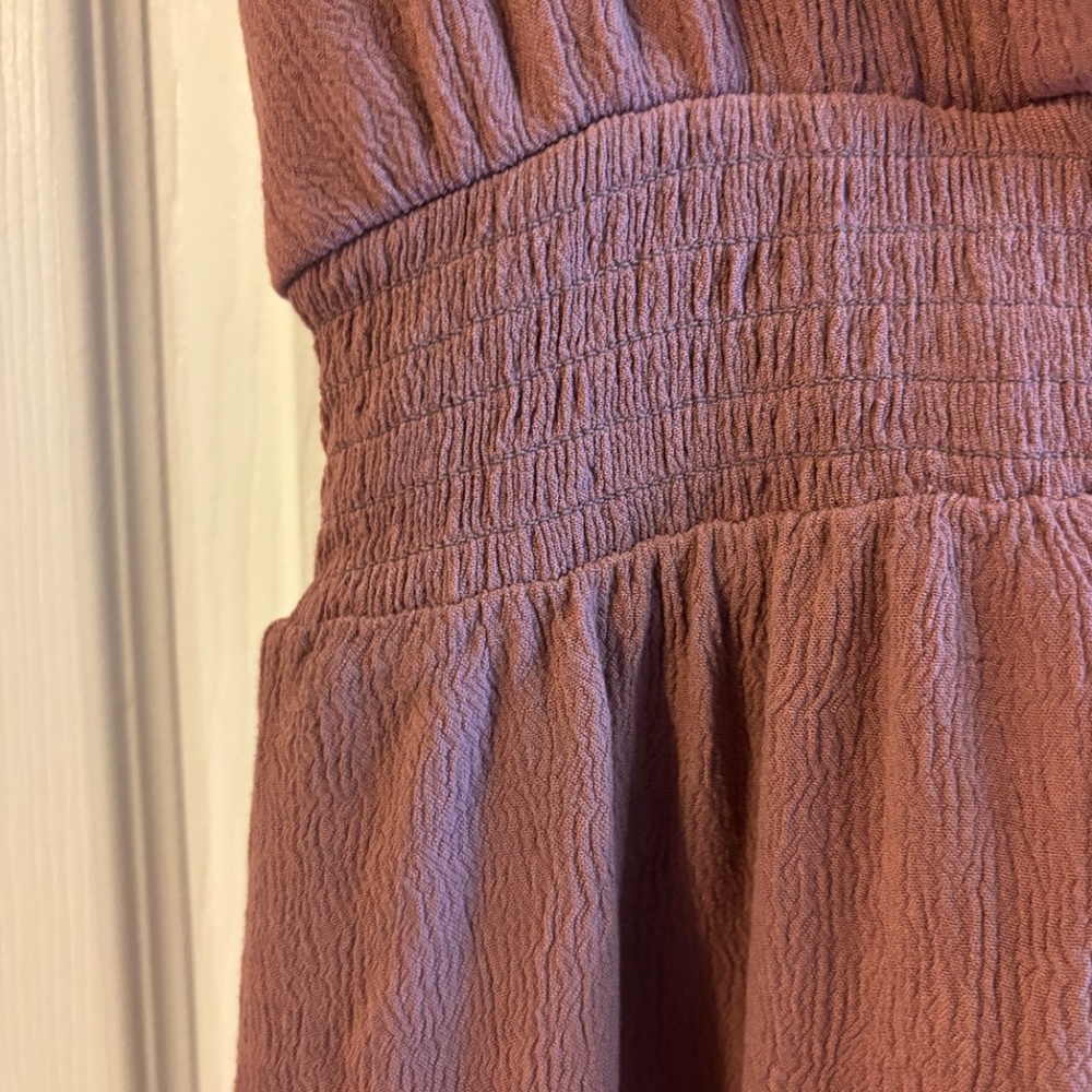 Altar'd State Dusty Rose Milkmaid Short Dress Sz XS - Picture 4 of 12